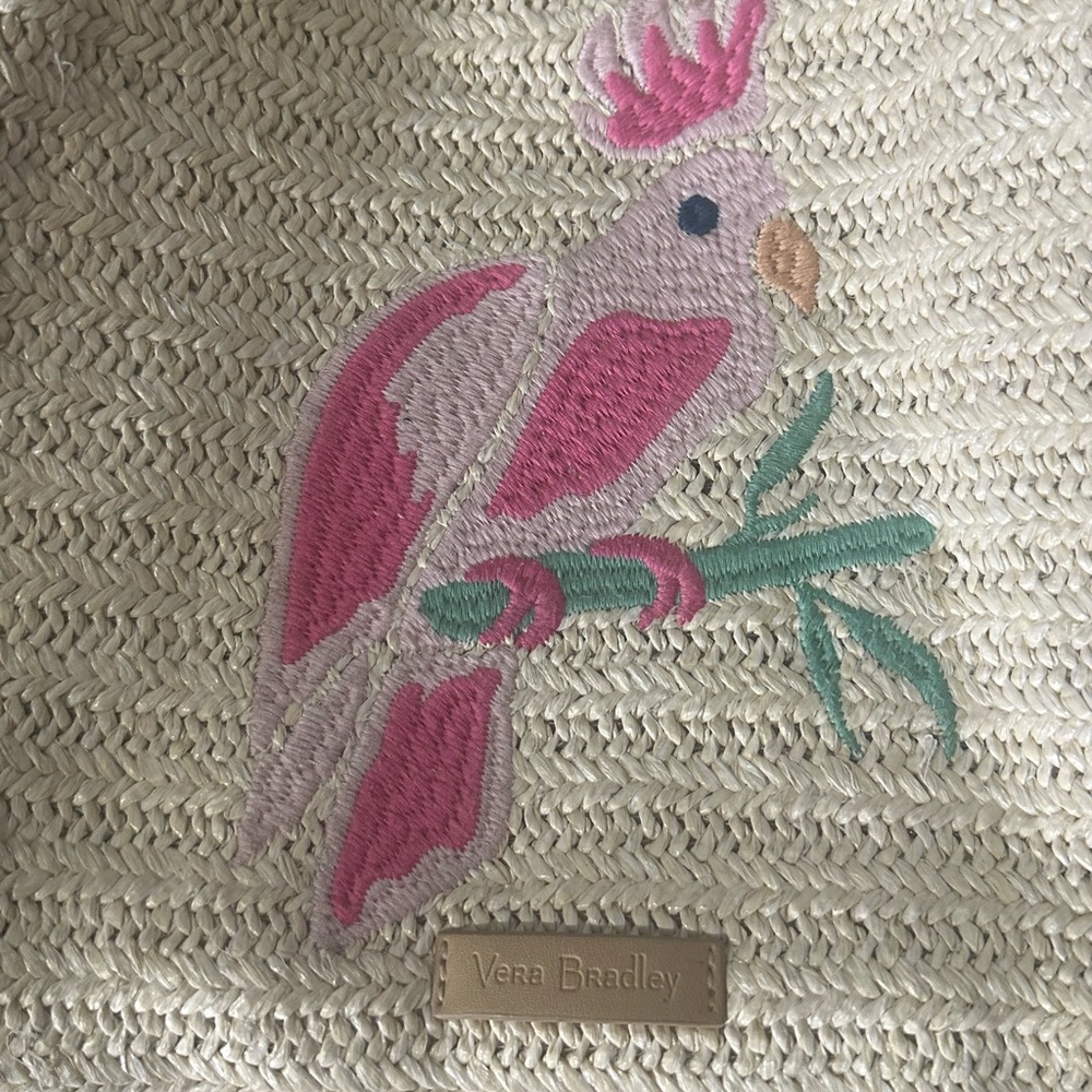 Vera Bradley crossbody bird parrot summer handbag bag purse - Picture 3 of 11